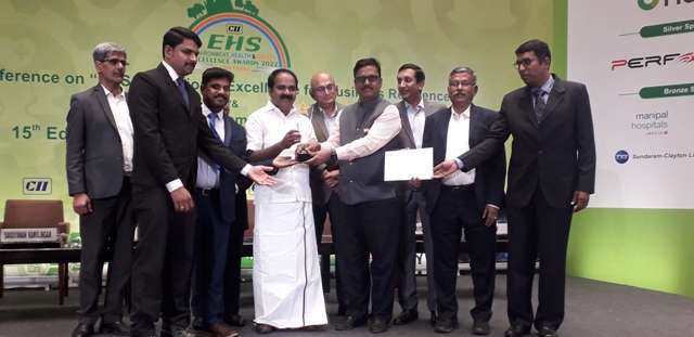 Ramco Cements bags Gold Medal for excellence in Environment Health and Safety